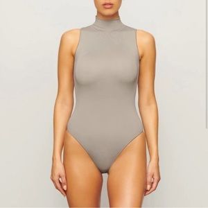 Skims Mock Neck Sleeveless Bodysuit